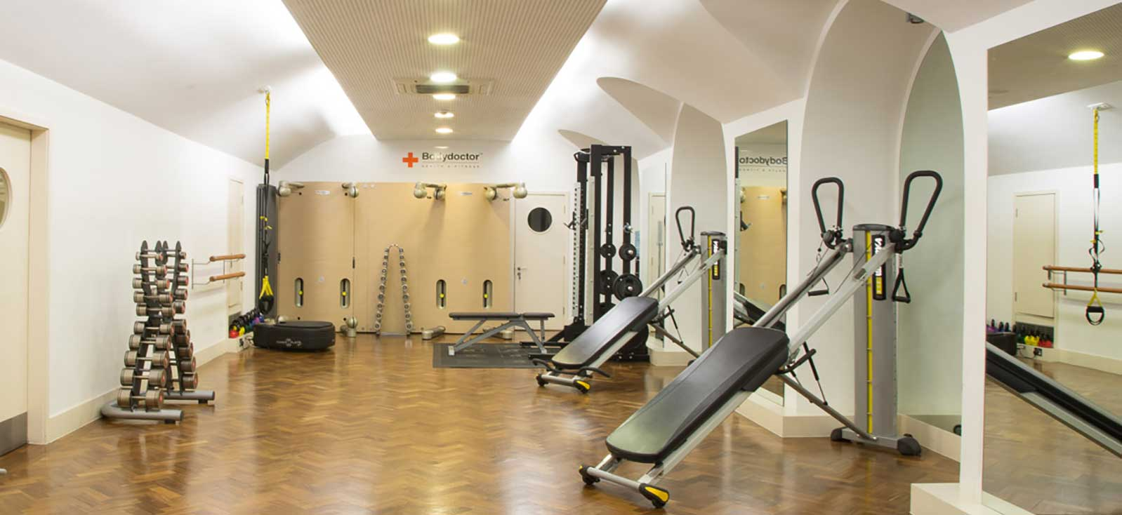 The Bodydoctor strength floor at 119 Eaton Square, Belgravia